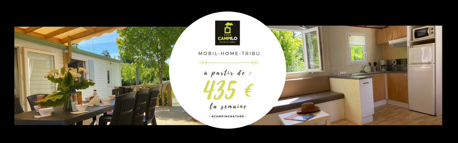 Camping location de mobil-home spécial famille nombreuse - Campilo