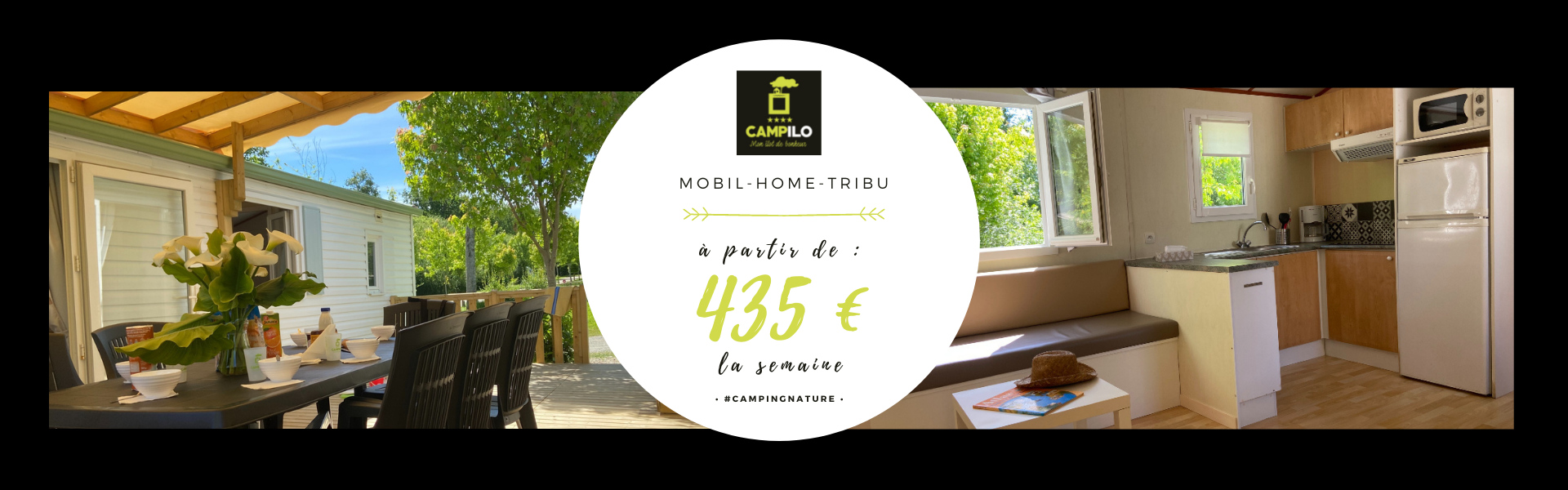 Offre Mobilhome Tribu Nouveaute Special Vacances Famille Nombreuse Camping Campilo