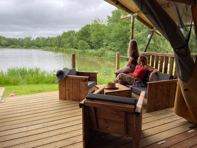 Lodge Camping Campilo Terrasse lodge-camping-campilo-terrasse-vacances-en-famille