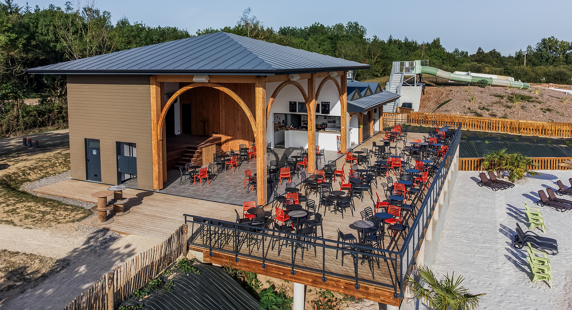 la restauration au camping campilo